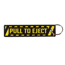 Load image into Gallery viewer, Remove Before Flight Car Keychains Berloques Red Embroidery Highlight Key Fobs Chains Jewelry Aviation Gifts Chaveiro Masculino