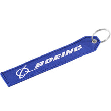 Load image into Gallery viewer, Remove Before Flight Car Keychains Berloques Red Embroidery Highlight Key Fobs Chains Jewelry Aviation Gifts Chaveiro Masculino