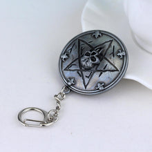 Load image into Gallery viewer, Anime One Piece Keychain Keyrings Roronoa Zoro Sword kitetsu Toy Model Metal Key Ring llaveros Key Chain Chaveiro Jewelry