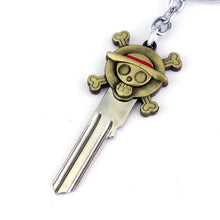 Load image into Gallery viewer, Anime One Piece Keychain Keyrings Roronoa Zoro Sword kitetsu Toy Model Metal Key Ring llaveros Key Chain Chaveiro Jewelry
