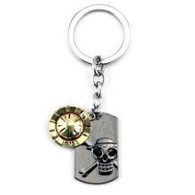 Load image into Gallery viewer, Anime One Piece Keychain Keyrings Roronoa Zoro Sword kitetsu Toy Model Metal Key Ring llaveros Key Chain Chaveiro Jewelry