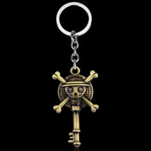 Load image into Gallery viewer, Anime One Piece Keychain Keyrings Roronoa Zoro Sword kitetsu Toy Model Metal Key Ring llaveros Key Chain Chaveiro Jewelry