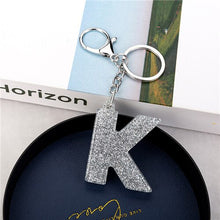 Load image into Gallery viewer, 1PC Women Keychains Handbag Car Pendants English Letter Keyring Charms Glitter Resin Word Custom Made Welcome