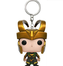 Load image into Gallery viewer, 2018 New Toys Keychain Captain America Iron Man Groot Key Ring Kids Wonder Women Key Chain Bag Pendant Jewelry
