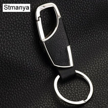 Load image into Gallery viewer, New Fashion Car Keychain Men and Ladies Leather Waist Hanging Key Chain Metal Key Ring Key Holder For Party Gift 17095