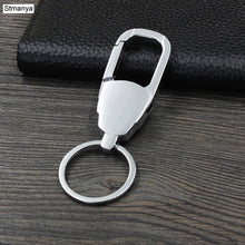 Load image into Gallery viewer, New Fashion Car Keychain Men and Ladies Leather Waist Hanging Key Chain Metal Key Ring Key Holder For Party Gift 17095