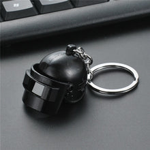 Load image into Gallery viewer, FREE SHIPPING Hot PUBG FPS Game Player Unknown's Battle Grounds 3D Keychain weapon eat chicken game tonight Men's car keychain