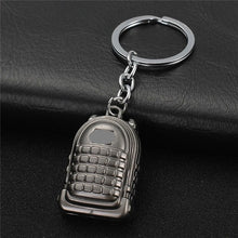 Load image into Gallery viewer, FREE SHIPPING Hot PUBG FPS Game Player Unknown's Battle Grounds 3D Keychain weapon eat chicken game tonight Men's car keychain