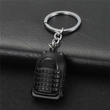 Load image into Gallery viewer, FREE SHIPPING Hot PUBG FPS Game Player Unknown's Battle Grounds 3D Keychain weapon eat chicken game tonight Men's car keychain