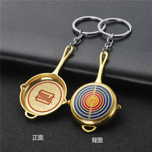 Load image into Gallery viewer, FREE SHIPPING Hot PUBG FPS Game Player Unknown's Battle Grounds 3D Keychain weapon eat chicken game tonight Men's car keychain