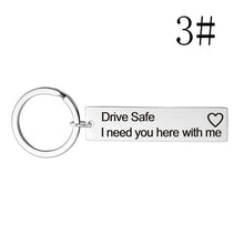 Load image into Gallery viewer, Custom Keyring Engraved Thank for All The Orgasms I Love You Key Ring Couple Keychain Jewelry Gifts Give To My Boyfriend Husband