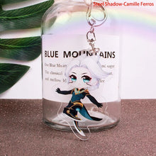 Load image into Gallery viewer, Lindo juego de dibujos animados League of New Legends llavero LOL figura de acrílico Rakan/Ahri/Riven/Yasuo bolsa colgante coche llave encanto Porte Clef