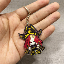 Load image into Gallery viewer, Lindo juego de dibujos animados League of New Legends llavero LOL figura de acrílico Rakan/Ahri/Riven/Yasuo bolsa colgante coche llave encanto Porte Clef