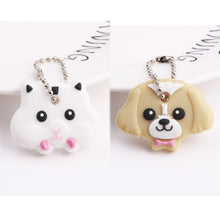 Load image into Gallery viewer, 2Pcs/set Protective Key Case Cover for Key Control Dust Cover Holder Cartoon Silicone Organizer cat Home Accessories Supplies