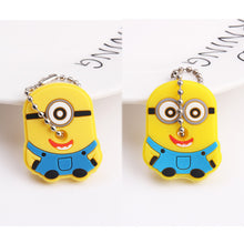 Load image into Gallery viewer, 2Pcs/set Protective Key Case Cover for Key Control Dust Cover Holder Cartoon Silicone Organizer cat Home Accessories Supplies