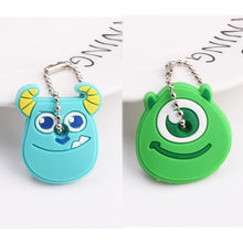 Load image into Gallery viewer, 2Pcs/set Protective Key Case Cover for Key Control Dust Cover Holder Cartoon Silicone Organizer cat Home Accessories Supplies