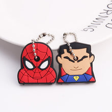 Load image into Gallery viewer, 2Pcs/set Protective Key Case Cover for Key Control Dust Cover Holder Cartoon Silicone Organizer cat Home Accessories Supplies