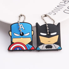 Load image into Gallery viewer, 2Pcs/set Protective Key Case Cover for Key Control Dust Cover Holder Cartoon Silicone Organizer cat Home Accessories Supplies