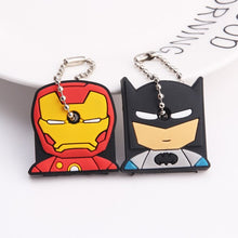 Load image into Gallery viewer, 2Pcs/set Protective Key Case Cover for Key Control Dust Cover Holder Cartoon Silicone Organizer cat Home Accessories Supplies