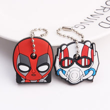 Load image into Gallery viewer, 2Pcs/set Protective Key Case Cover for Key Control Dust Cover Holder Cartoon Silicone Organizer cat Home Accessories Supplies