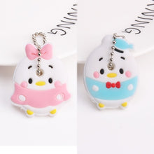Load image into Gallery viewer, 2Pcs/set Protective Key Case Cover for Key Control Dust Cover Holder Cartoon Silicone Organizer cat Home Accessories Supplies
