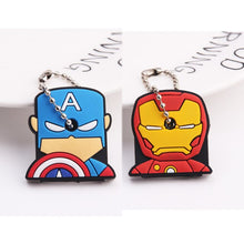 Load image into Gallery viewer, 2Pcs/set Protective Key Case Cover for Key Control Dust Cover Holder Cartoon Silicone Organizer cat Home Accessories Supplies