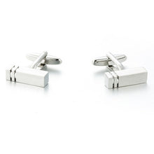 Load image into Gallery viewer, VAGULA New Cufflinks Top Luxury Brand Suit Shirt Bonito Gemelos Designer Rectangle Button Cuff links 373