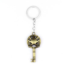 Load image into Gallery viewer, Anime One Piece Keychain Keyrings Roronoa Zoro Sword kitetsu Toy Model Metal Key Ring llaveros Key Chain Chaveiro Jewelry
