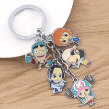 Load image into Gallery viewer, Anime One Piece Keychain Keyrings Roronoa Zoro Sword kitetsu Toy Model Metal Key Ring llaveros Key Chain Chaveiro Jewelry
