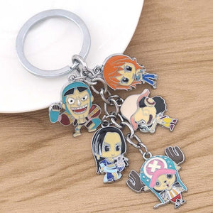 Anime One Piece Keychain Keyrings Roronoa Zoro Sword kitetsu Toy Model Metal Key Ring llaveros Key Chain Chaveiro Jewelry