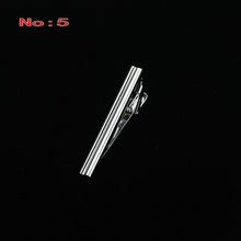 Load image into Gallery viewer, Brand New Metal Silver Tie Clip For Men Wedding Necktie Tie Clasp Clip Gentleman Ties Bar Crystal Tie Pin For Men&#39;s Accessories
