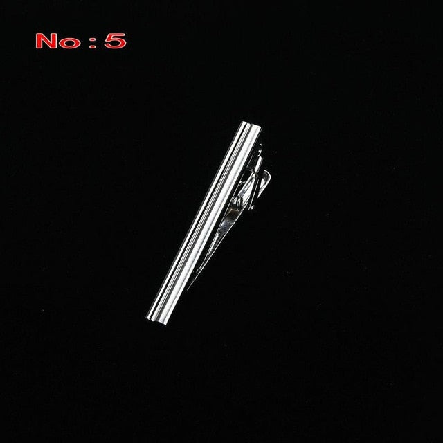 Brand New Metal Silver Tie Clip For Men Wedding Necktie Tie Clasp Clip Gentleman Ties Bar Crystal Tie Pin For Men's Accessories