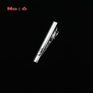 Brand New Metal Silver Tie Clip For Men Wedding Necktie Tie Clasp Clip Gentleman Ties Bar Crystal Tie Pin For Men's Accessories