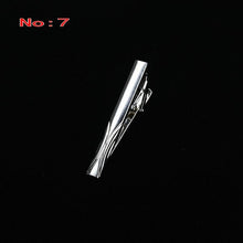 Load image into Gallery viewer, Brand New Metal Silver Tie Clip For Men Wedding Necktie Tie Clasp Clip Gentleman Ties Bar Crystal Tie Pin For Men&#39;s Accessories
