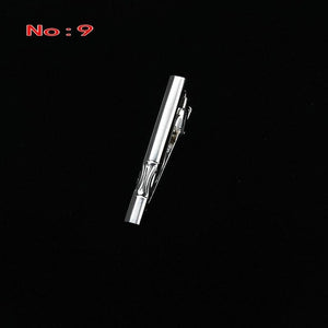 Brand New Metal Silver Tie Clip For Men Wedding Necktie Tie Clasp Clip Gentleman Ties Bar Crystal Tie Pin For Men's Accessories