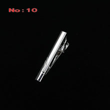 Load image into Gallery viewer, Brand New Metal Silver Tie Clip For Men Wedding Necktie Tie Clasp Clip Gentleman Ties Bar Crystal Tie Pin For Men&#39;s Accessories
