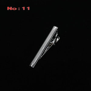 Brand New Metal Silver Tie Clip For Men Wedding Necktie Tie Clasp Clip Gentleman Ties Bar Crystal Tie Pin For Men's Accessories