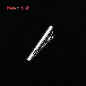 Brand New Metal Silver Tie Clip For Men Wedding Necktie Tie Clasp Clip Gentleman Ties Bar Crystal Tie Pin For Men's Accessories