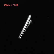 Load image into Gallery viewer, Brand New Metal Silver Tie Clip For Men Wedding Necktie Tie Clasp Clip Gentleman Ties Bar Crystal Tie Pin For Men&#39;s Accessories
