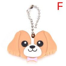 Load image into Gallery viewer, New 1Pc Silicone Key Ring Cap Head Cover Keychain Case Shell Dog Butterfly Cat Animals Shape Lovely Jewelry Gift For Women/Man
