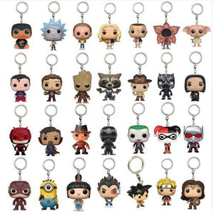 2018 New  Toys Keychain Captain America Iron Man Groot Key Ring Kids Wonder Women Key Chain Bag Pendant Jewelry