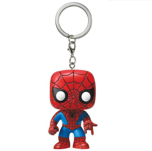 2018 New  Toys Keychain Captain America Iron Man Groot Key Ring Kids Wonder Women Key Chain Bag Pendant Jewelry