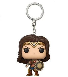 2018 New  Toys Keychain Captain America Iron Man Groot Key Ring Kids Wonder Women Key Chain Bag Pendant Jewelry