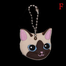 Load image into Gallery viewer, New 1Pc Silicone Key Ring Cap Head Cover Keychain Case Shell Dog Butterfly Cat Animals Shape Lovely Jewelry Gift For Women/Man
