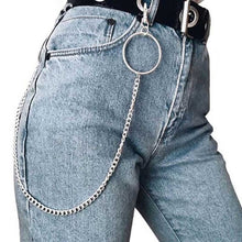 Load image into Gallery viewer, Street Big Ring Pendant Wallet Belt Chain Punk Trousers Hipster KeyChains Pant Jean Keychain HipHop Portachiavi Kpop Accessories
