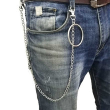 Load image into Gallery viewer, Street Big Ring Pendant Wallet Belt Chain Punk Trousers Hipster KeyChains Pant Jean Keychain HipHop Portachiavi Kpop Accessories
