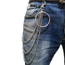 Load image into Gallery viewer, Street Big Ring Pendant Wallet Belt Chain Punk Trousers Hipster KeyChains Pant Jean Keychain HipHop Portachiavi Kpop Accessories
