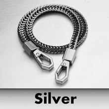 Load image into Gallery viewer, 41cm Rock Punk Long Metal Wallet Belt Chain Trousers Hipster Pant Jean Keychain Key Rings Clip Keyring HipHop Jewelry Y75
