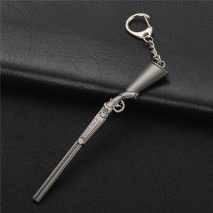 FREE SHIPPING Hot PUBG FPS Game Player Unknown's Battle Grounds 3D Keychain weapon eat chicken game tonight Men's car keychain