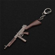 Load image into Gallery viewer, FREE SHIPPING Hot PUBG FPS Game Player Unknown&#39;s Battle Grounds 3D Keychain weapon eat chicken game tonight Men&#39;s car keychain
